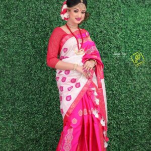 Mulberry Silk White Pink